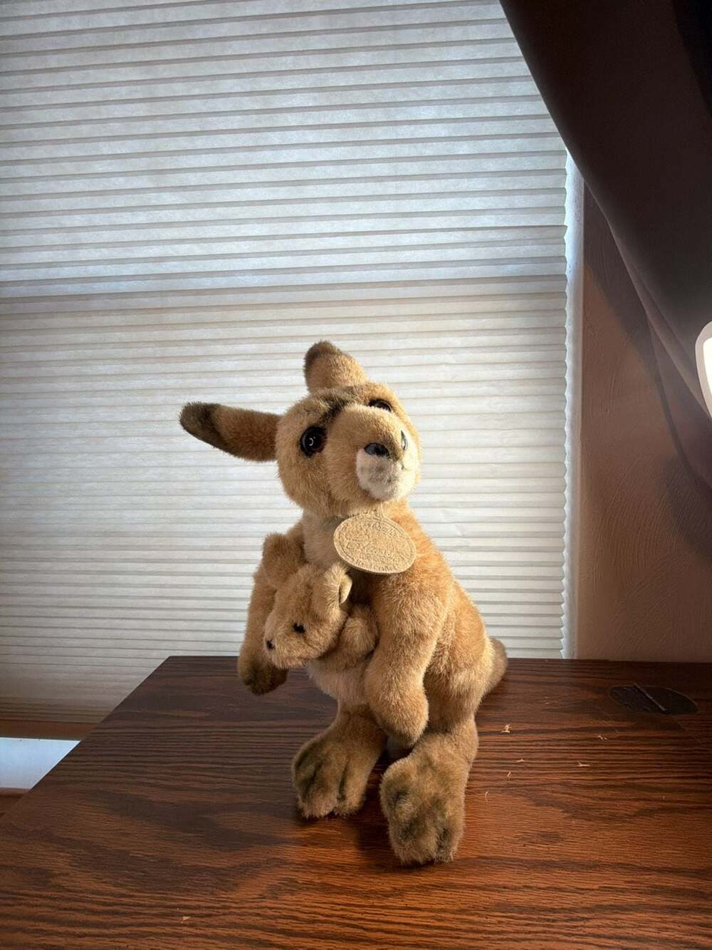 Classic Aurora Mother Kangaroo with Baby Joey Stuffed Plush Toy